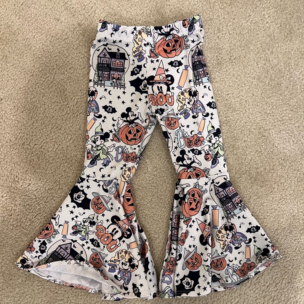 Halloween Mickey Mouse Bell Bottoms 2T Khloe Jean